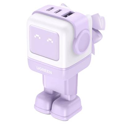 UGREEN Uno RG 65W 3-Port GaN Fast Charger Çəhrayı (CD361_35291)